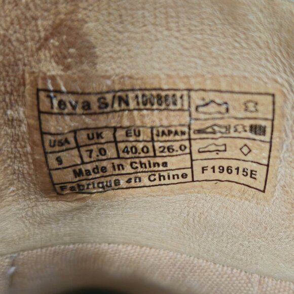 Teva De La Vina Women's Ankle Boots Suede Desert Taupe Size 9 - Picture 9 of 9